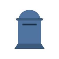 straat mailbox postdienst icoon vector
