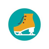 sneeuw skate sport geïsoleerd pictogram vector