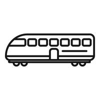 modern reizen trein icoon schets . hoog snelheid vector