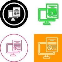 online belasting icoon ontwerp vector