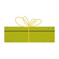 groene geschenkdoos vector