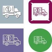 bestelwagen pictogram ontwerp vector