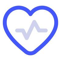 hartslag icoon voor web, app, infografisch, enz vector
