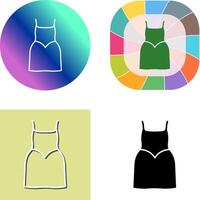 partij jurk icoon ontwerp vector