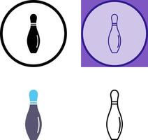 bowling pin icoon vector