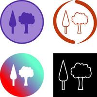 bomen icoon ontwerp vector