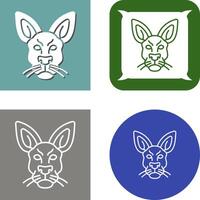 kangoeroe icoon ontwerp vector