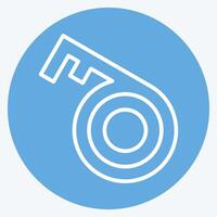 icoon sleutel 2. verwant naar veiligheid symbool. blauw ogen stijl. gemakkelijk ontwerp illustratie vector