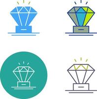 diamant pictogram ontwerp vector