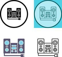 stereo icoon ontwerp vector