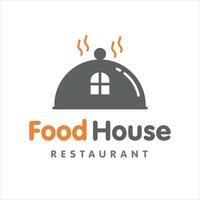 voedsel huis logo ontwerp sjabloon vector