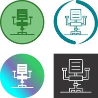 bureau stoel icoon ontwerp vector