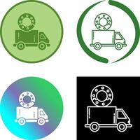 bestelwagen pictogram ontwerp vector