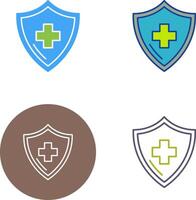 Gezondheid bescherming icoon ontwerp vector