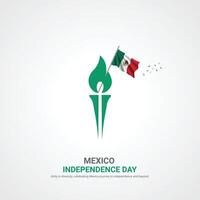 Mexico onafhankelijkheid dag. Mexico onafhankelijkheid dag creatief advertenties ontwerp. na, , 3d illustratie. vector