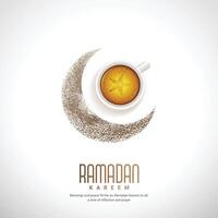 Ramadan kareem creatief ontwerp voor sociaal media advertenties vector
