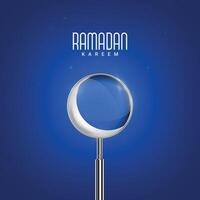 Ramadan kareem creatief ontwerp voor sociaal media advertenties vector