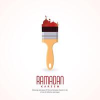 Ramadan kareem creatief ontwerp voor sociaal media advertenties vector