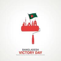 Bangladesh zege dag. Bangladesh zege dag creatief advertenties ontwerp december 16. , 3d illustratie. vector