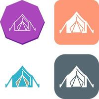 tent icoon ontwerp vector