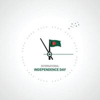 Bangladesh onafhankelijkheid dag. Bangladesh onafhankelijkheid dag creatief advertenties ontwerp maart 26. , 3d illustratie. vector