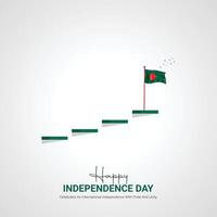 Bangladesh onafhankelijkheid dag. Bangladesh onafhankelijkheid dag creatief advertenties ontwerp maart 26. , 3d illustratie. vector