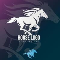 paard logo icoon sjabloon illustratie vector