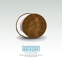 Ramadan kareem creatief ontwerp voor sociaal media advertenties vector