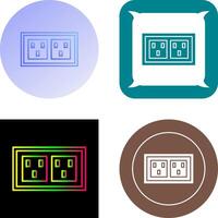 stopcontact icoon ontwerp vector