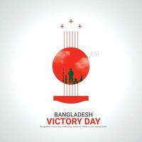 Bangladesh zege dag. Bangladesh zege dag creatief advertenties ontwerp december 16. , 3d illustratie. vector