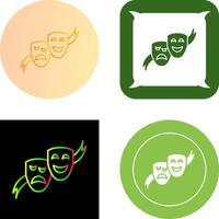 theater maskers icoon ontwerp vector