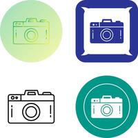 ontwerp camerapictogram vector