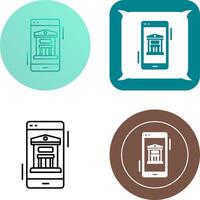 online bank icoon ontwerp vector