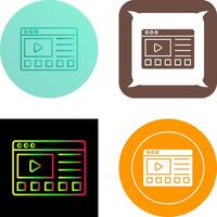 online tutorials icoon ontwerp vector