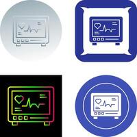 kardiogram icoon ontwerp vector