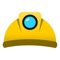bouw arbeider hoed. veiligheid geel helm voor ingenieur. geel helm geïsoleerd Aan wit achtergrond. bouw helm icoon. veiligheid helm. vector