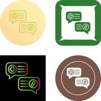 gesprek icoon ontwerp vector