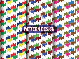 patroon ontwerp met kleurrijk tringle vector