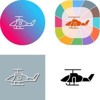 leger helikopter icoon ontwerp vector