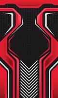 racing stijl sport- Jersey kleding stof sjabloon. futuristische abstract behang vector