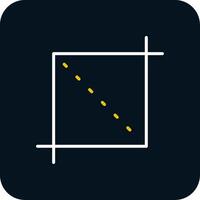 Bijsnijden lijn rood cirkel icoon vector