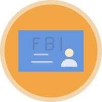 fbi vlak multi cirkel icoon vector