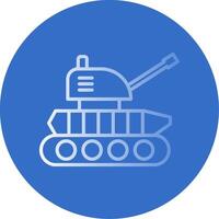 tank vlak bubbel icoon vector