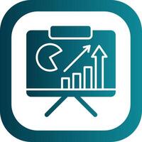 bar analytics glyph helling hoek icoon vector