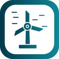 wind energie glyph helling hoek icoon vector