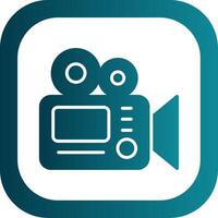 camera glyph helling hoek icoon vector