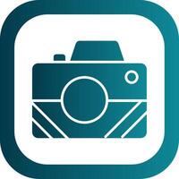 camera glyph helling hoek icoon vector