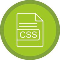 css het dossier formaat lijn multi cirkel icoon vector