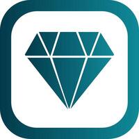 diamant glyph helling hoek icoon vector