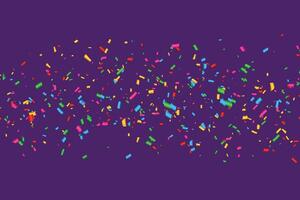 viering achtergrond met confetti en linten. illustratie. vector